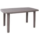 Sorrento Τραπέζι Oval Dining Κήπου - Βεράντας, pp Απόχρωση Tortora