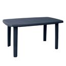 Sorrento Τραπέζι Oval Dining Κήπου - Βεράντας, pp Απόχρωση Ανθρακί