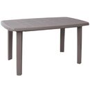 Sorrento Τραπέζι Oval Dining Κήπου - Βεράντας, pp Απόχρωση Tortora