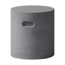 Concrete Cylinder Σκαμπό Κήπου - Βεράντας, Cement Grey