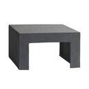 Concrete Τραπεζάκι Σαλονιού Κήπου - Βεράντας, Cement Grey