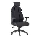 Bf8300 Πολυθρόνα Γραφείου Διευθυντή, Microfiber Μαύρο pu Μαύρο