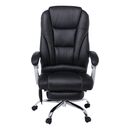 Bf8550 Massage Relax Πολυθρόνα Γραφείου Διευθυντή, Βάση Χρώμιο με Υποπόδιο, pu  Μαύρο