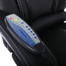 Bf8550 Massage Relax Πολυθρόνα Γραφείου Διευθυντή, Βάση Χρώμιο με Υποπόδιο, pu  Μαύρο