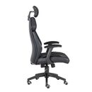 Bf8300 Πολυθρόνα Γραφείου Διευθυντή, Microfiber Μαύρο pu Μαύρο