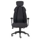 Bf8300 Πολυθρόνα Γραφείου Διευθυντή, Microfiber Μαύρο pu Μαύρο