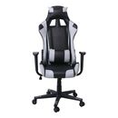 Bf8000 Gaming Πολυθρόνα Γραφείου, Ανάκλιση Πλάτης έως 90°, pvc Μαύρο - Γκρι