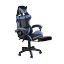 Bf7860 Gaming Relax Πολυθρόνα Γραφείου με Υποπόδιο, pu Μαύρο - Μπλε