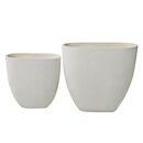 Flower pot-14 set 2 Τεμαχίων Απόχρωση Milk White