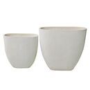 Flower pot-14 set 2 Τεμαχίων Απόχρωση Milk White