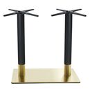 Riva Βάση Τραπεζιού Μακρόστενη Gold Inox #201 - Black / 21,20 kg