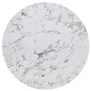Hpl (High Pressure Laminated) Επιφάνεια Τραπεζιού Απόχρωση White Marble, Εξωτερικού Χώρου
