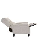Simple Relax Πολυθρόνα Μπερζέρα Σαλονιού, Καθιστικού, Ύφασμα Απόχρωση Antique Εκρού
