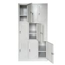 Locker 9 Θέσεων Φοριαμός - Ερμάριο με Εσωτερικά Ράφια, Μέταλλο Βαφή Γκρι
