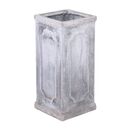 Flower pot Απόχρωση White Wash 22x22x47cm