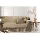 Ριχτάρι Καναπέ Perth Golden (Διθέσιος) 180x250 guy Laroche  37% Cotton-21%polyester-42% Acrylic