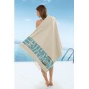 Πετσέτα Θαλάσσης - Παρεό Pestemal 25 Beige 90x170 guy Laroche  100% Cotton