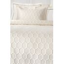Σετ 3τμχ Κουβερλί Hive Ecru 250x240 guy Laroche  100% Microsatin