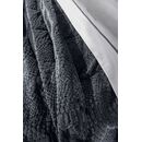Σετ 2τμχ  Κουβέρτα Crusty Carbon 220x240 guy Laroche Anthracite 100% Polyester art fur Ultrasoft