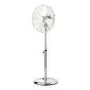 Estia Ανεμιστηρας Σταντ Επιδαπεδιος Retroflow 40cm 50w Μεταλλικος Ασημι