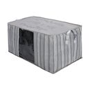 Estia Θηκη Αποθηκευσης non Woven Υφασματινη 50x40x30cm με Παραθυρο Ivory