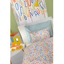 Σετ 3τμχ Βρεφικά Σεντόνια Letters Multi 115x170 guy Laroche  100% Cotton