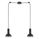 Se21-bl-4-bl2-ms3 Adept Tube Black Pendant Black Metal Shade+