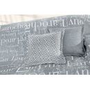 Ριχτάρι Καναπέ Stamp Silver (Διθέσιος) 180x250 guy Laroche  37% Cotton-21%polyester-42% Acrylic