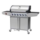 Campfire Ψησταρια με 6  Καυστηρες & Extra Εστια  με led Διακοπτες-Ινοχ