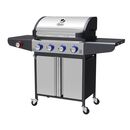 Campfire Ψησταρια με 4 Καυστηρες & Extra Εστια  και led Διακοπτες-Ινοχ