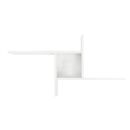 Ραφι Επιτοιχιο W100xd18xh50 εκ High Gloss White