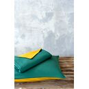 Σετ Παπλωματοθήκη Υπέρδιπλη Abalone - Green / Mustard Beige Nima Home 220x240