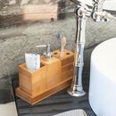 Estia Αξεσουαρ Μπανιου Βαμβοο Essentials με Δισκο σετ 3 Τεμ.