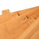 Estia σετ Επιφανειες Κοπης Bamboo Essentials 5 τεμ με Μαυρη Μεταλλικη Βαση