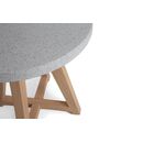 Τραπέζι Bistro Noria Terazzo Grey Black (70x70x75) Soulworks 0800020