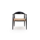 Καρέκλα Τραπεζαρίας με Μπράτσα Kels Black (63x53x76) Soulworks 0940006