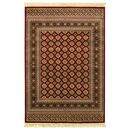 Χαλι Persia 7838 Burgundy με Κροσσι - 200x290   με το Mέτρο