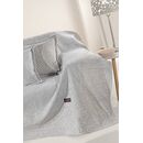 Ριχτάρι Καναπέ Perth Grey (Πολυθρόνα) 180x150 guy Laroche  37% Cotton-21%polyester-42% Acrylic
