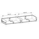 Μπουφές Albion με Συρτάρια Λευκό Kazmir 108x75x39cm