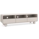 Έπιπλο Τηλεόρασης Albion με Συρτάρια Λευκό Kazmir 160x44x39cm