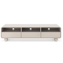 Έπιπλο Τηλεόρασης Albion με Συρτάρια Λευκό Kazmir 180x44x39cm