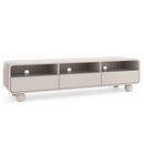 Έπιπλο Τηλεόρασης Albion με Συρτάρια Λευκό Kazmir 180x44x39cm