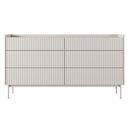 Συρταριέρα Level Μπεζ με 6 Συρτάρια 153x82x38cm