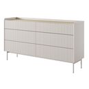 Συρταριέρα Level Μπεζ με 6 Συρτάρια 153x82x38cm