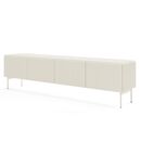 Έπιπλο Τηλεόρασης Muti Λευκό Kazmir 195x51x39cm