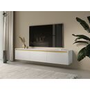 Κρεμαστό Έπιπλο Τηλεόρασης Royal Λευκό 181x36x39cm