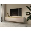 Κρεμαστό Έπιπλο Τηλεόρασης Royal Μπεζ 181x36x39cm