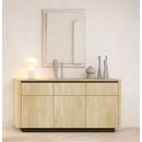 Μπουφές με Συρτάρια Torro Φυσικό Cremona + Ανθρακί  163x82x38cm