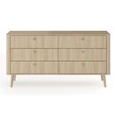 Συρταριέρα Viki Φυσικό dab Barista 163x83x38cm