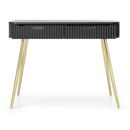 Κονσόλα  Zova Ανθρακί + Χρυσό 103x80x49cm